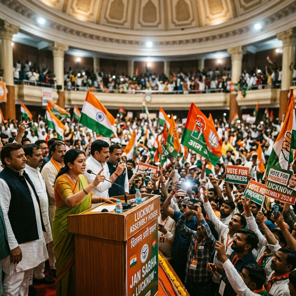 उत्तर प्रदेश विधानसभा चुनाव को लेकर राजनीतिक हलचल तेज, मुख्य दलों ने जारी की रणनीति
